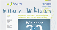 Desktop Screenshot of luedimedical.ch